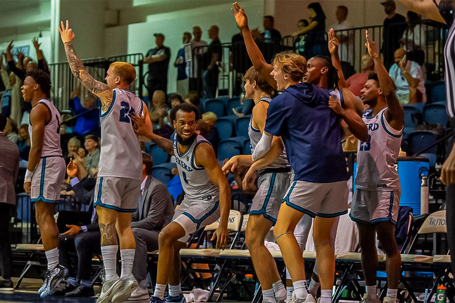 Eckerd College Men's Basketball Team Celebration